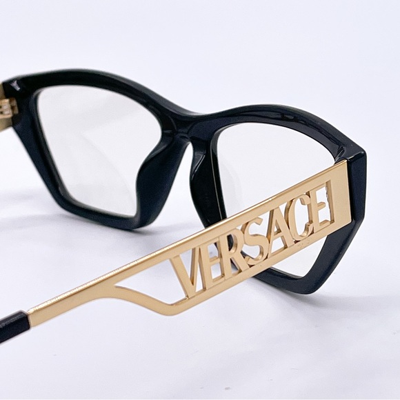 NEW VERSACE EYEGLASSES VE3327U GB1 VERSACE WOMEN EYEGLASSES MOD 3327-U BLACK main image 4